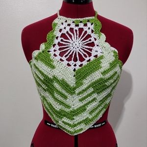 Handmade Crochet Halter Top